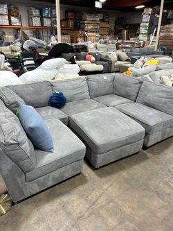 Grey Modular couch 6 piece