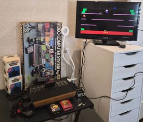Atari 2600 Console Bundle with Games and Joysticks