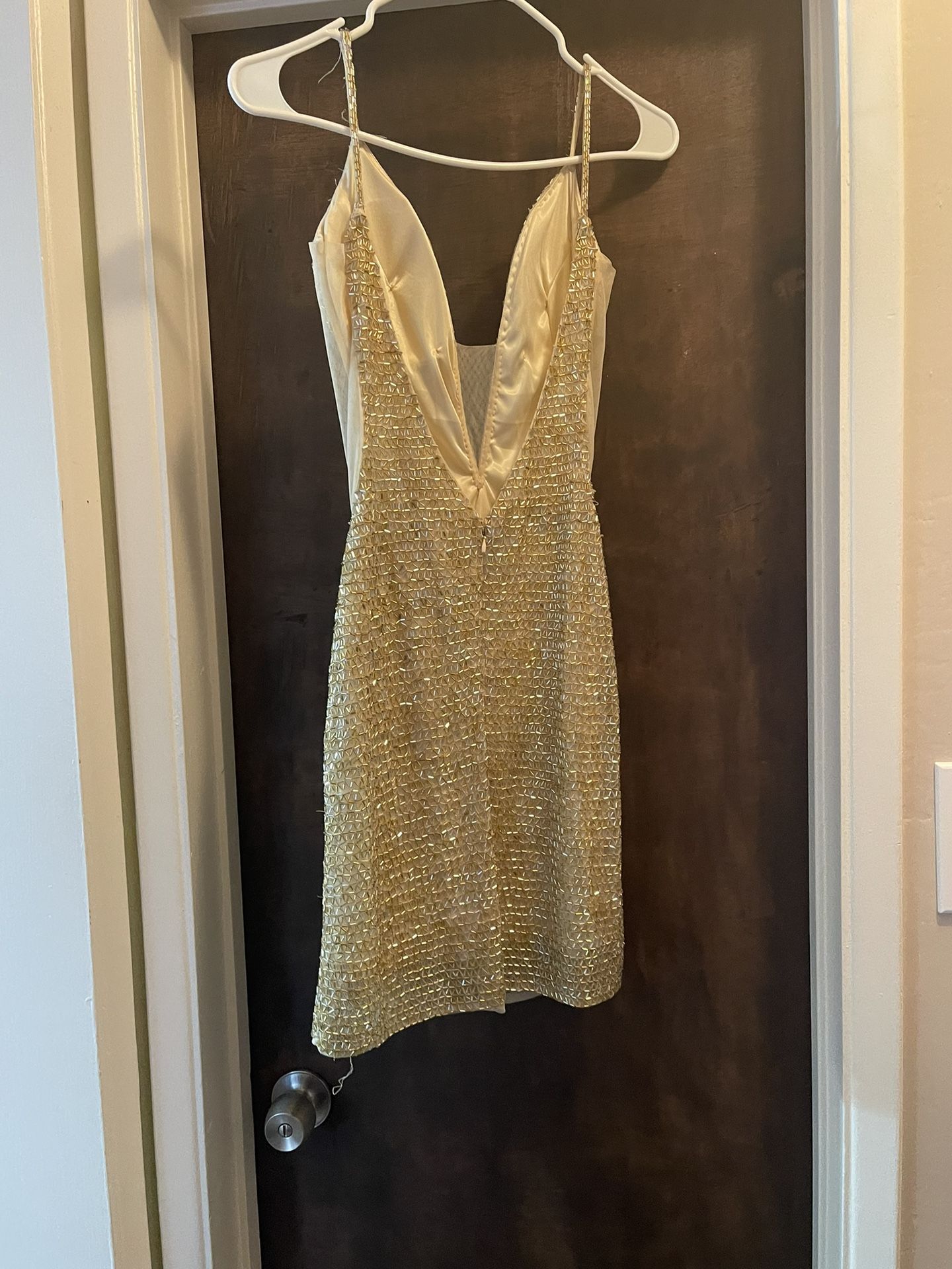 Gold Evening Dress