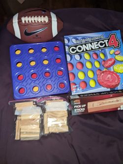 Used  Board Games And Nike Football