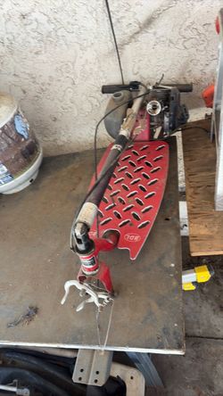 BDL Gas-Powered Kick Scooter no tires, good body for cheap