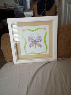 Cute butterfly picture cash only