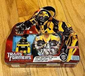 NEW Transformer Bumblebee 🐝 Watch Clock Gift Set