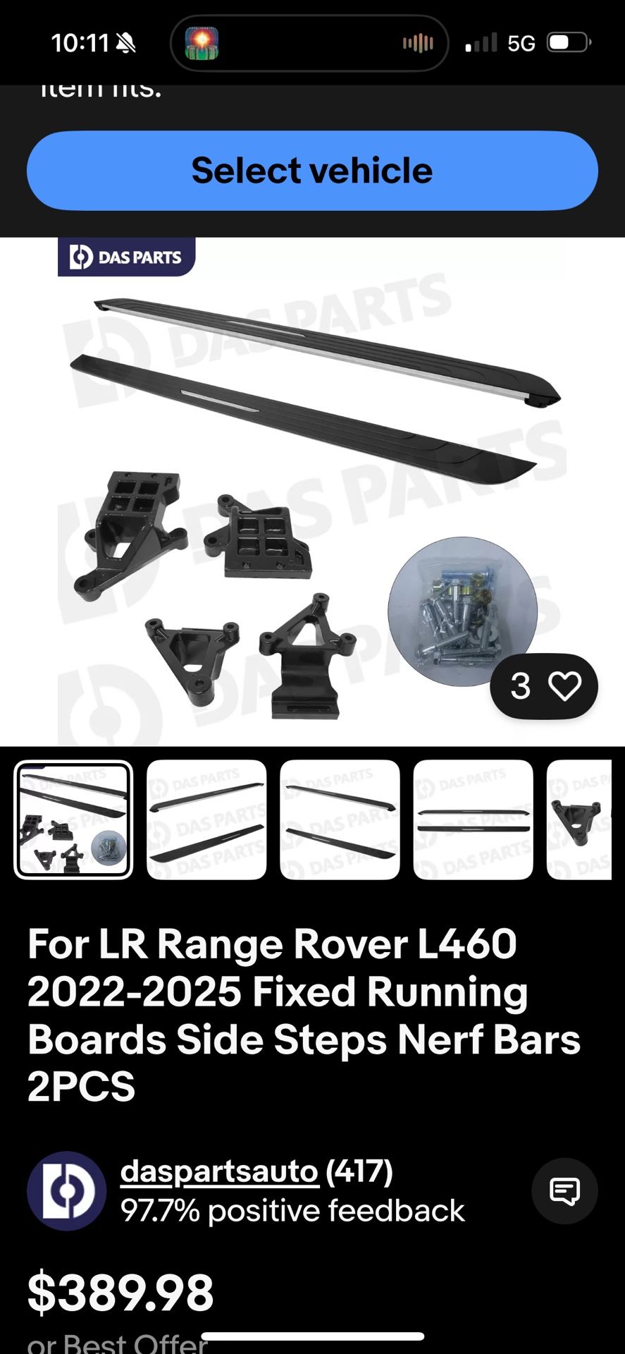 Side Steps Range Rover