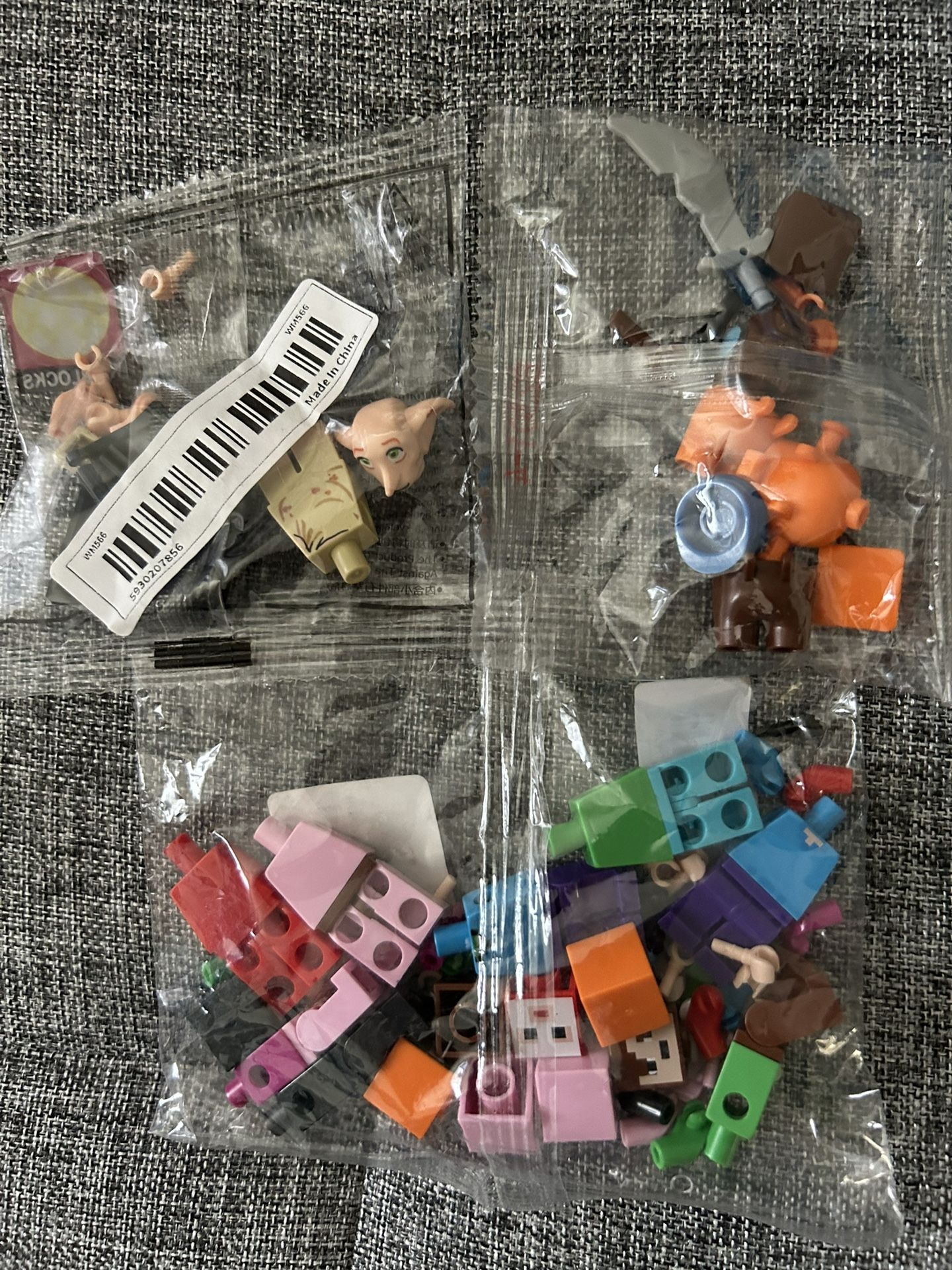 Bundle of new Lego sized character mini figures