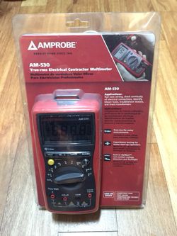 Brand New/Factory Sealed! AMPROBE True-RMS Electrical Contractor Multimeter