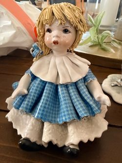 Zampiva Collectable Porcelain Doll - Handmade in Italy