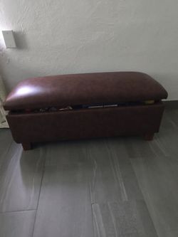 Leather chest