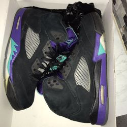 Air Jordan Retro 5 Black Grapes 2013