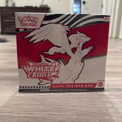 Pokemon White Flare ETB/Elite Trainer Box New In Original Plastic  wrap 