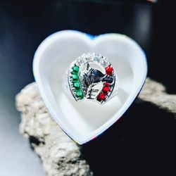 .925 Mexican Silver Ring Size 11"