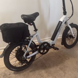 Biria ST E-BIKE (folding e-bike, color is white)