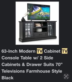 TV Entertainment console cabinet (like NEW)