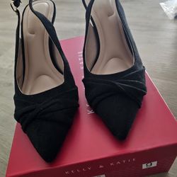 Black Kelly And Katie Heels