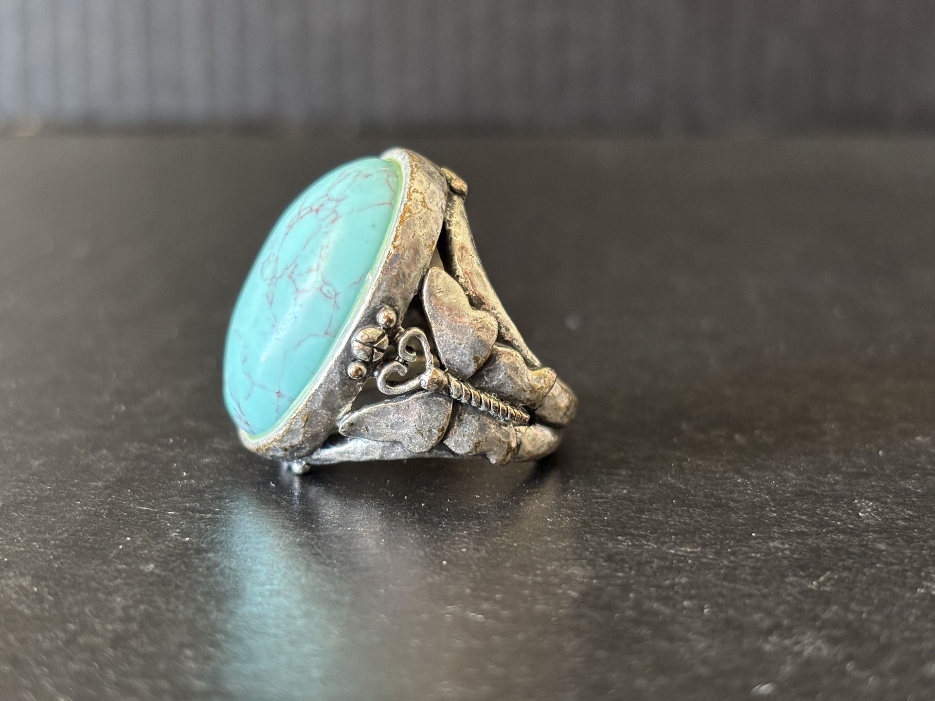 Lucky Brand Turquoise Fashion Chunky Ring Size 7