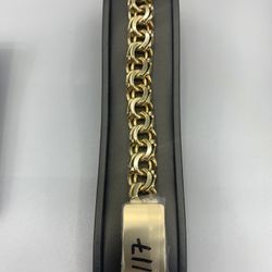 10k Gold Chino Link Bracelet 