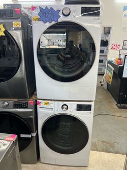 LG ThinQ Front Load Washer and Dryer Set