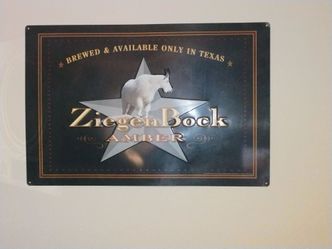 ZiegenBock Amber Beer Metal Sign