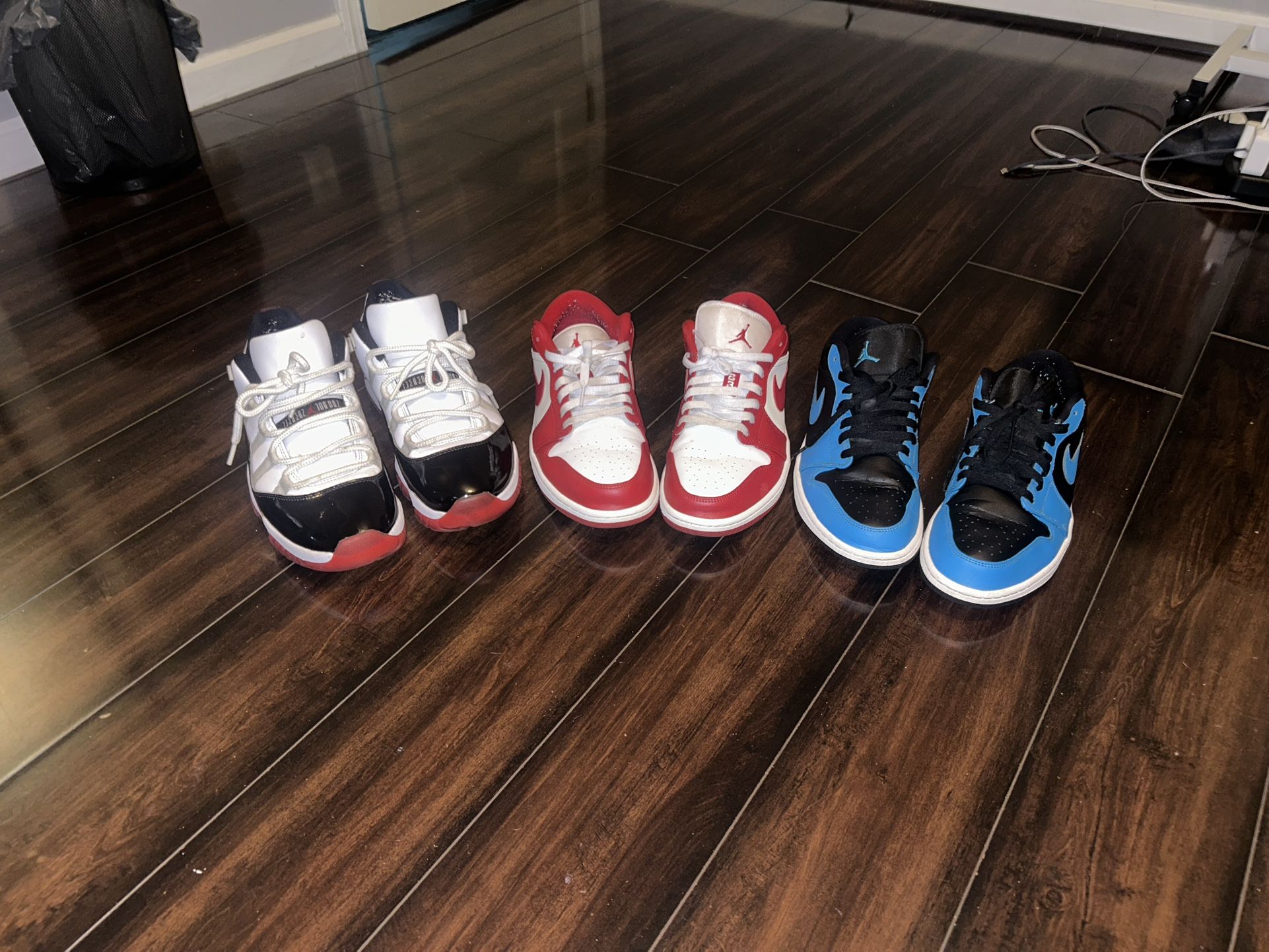Jordan 1 And Jordan 11 Lows Size 9.5 & 10 Men 
