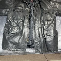 Leather Jacket (Rothco Brand) Motorcycle Size XL 