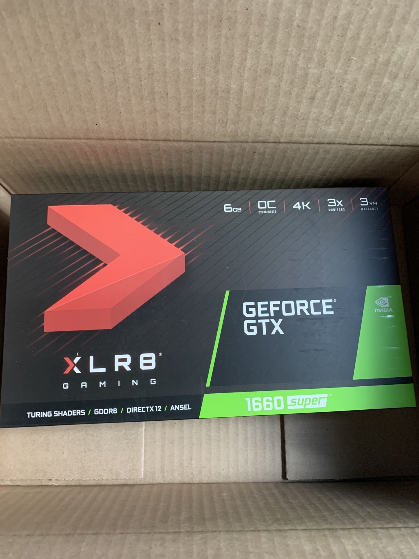 PNY XLR8 Gaming Single Fan NVIDIA GeForce GTX 1660 SUPER