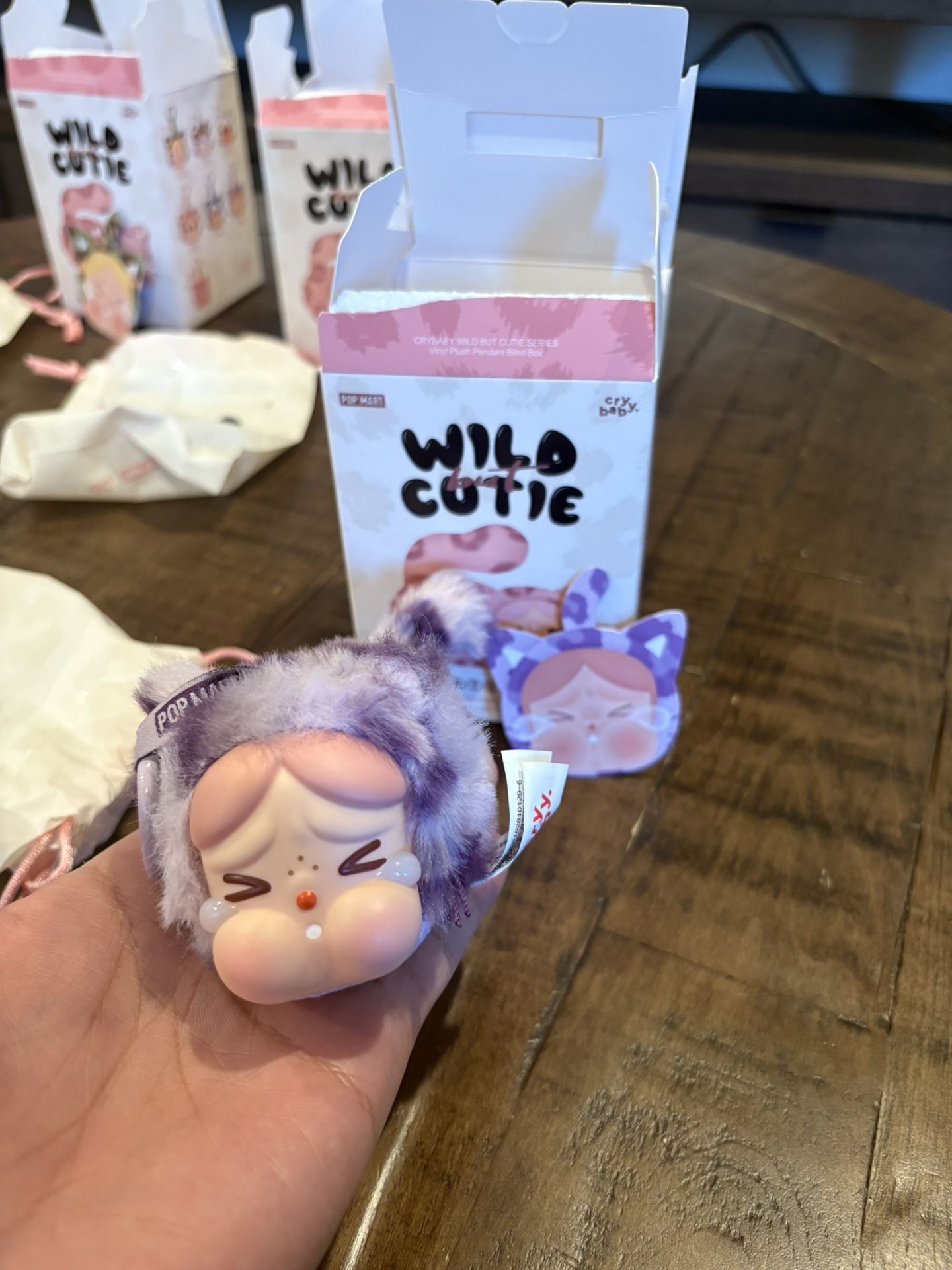 Pop Mart Crybaby Wild but Cutie Series Neon Cutie Vinyl Plush Pendant