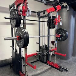 Smith Machine , Squat Rack , Leg Press , Leg Curl Add Weight Bench Adjustable Bench Olympic Barbell For Your Weights 