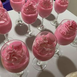 Wine Glass Candles