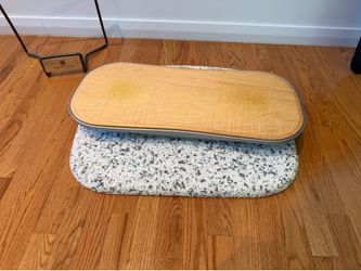 FluidStance Level Balance Board — Maple Deck, Silver Base (+Stand & Floor Mat)