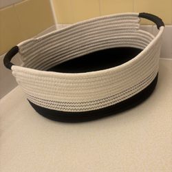 Woven Handles Shelf Closet Storage Basket
