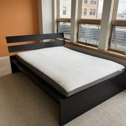 IKEA Full Bed Mattress Box Spring Frame 
