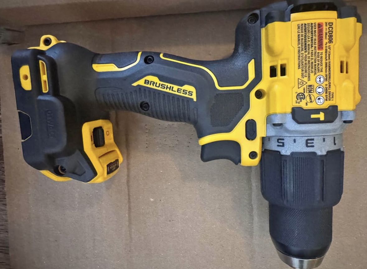DEWALT 20V XR Brushless Cordless 1/2 in. Hammer Drill (Tool-Only)