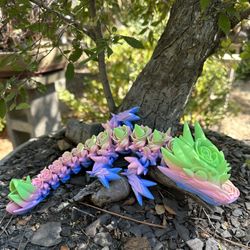 3D Printed Articulate Rose Dragon