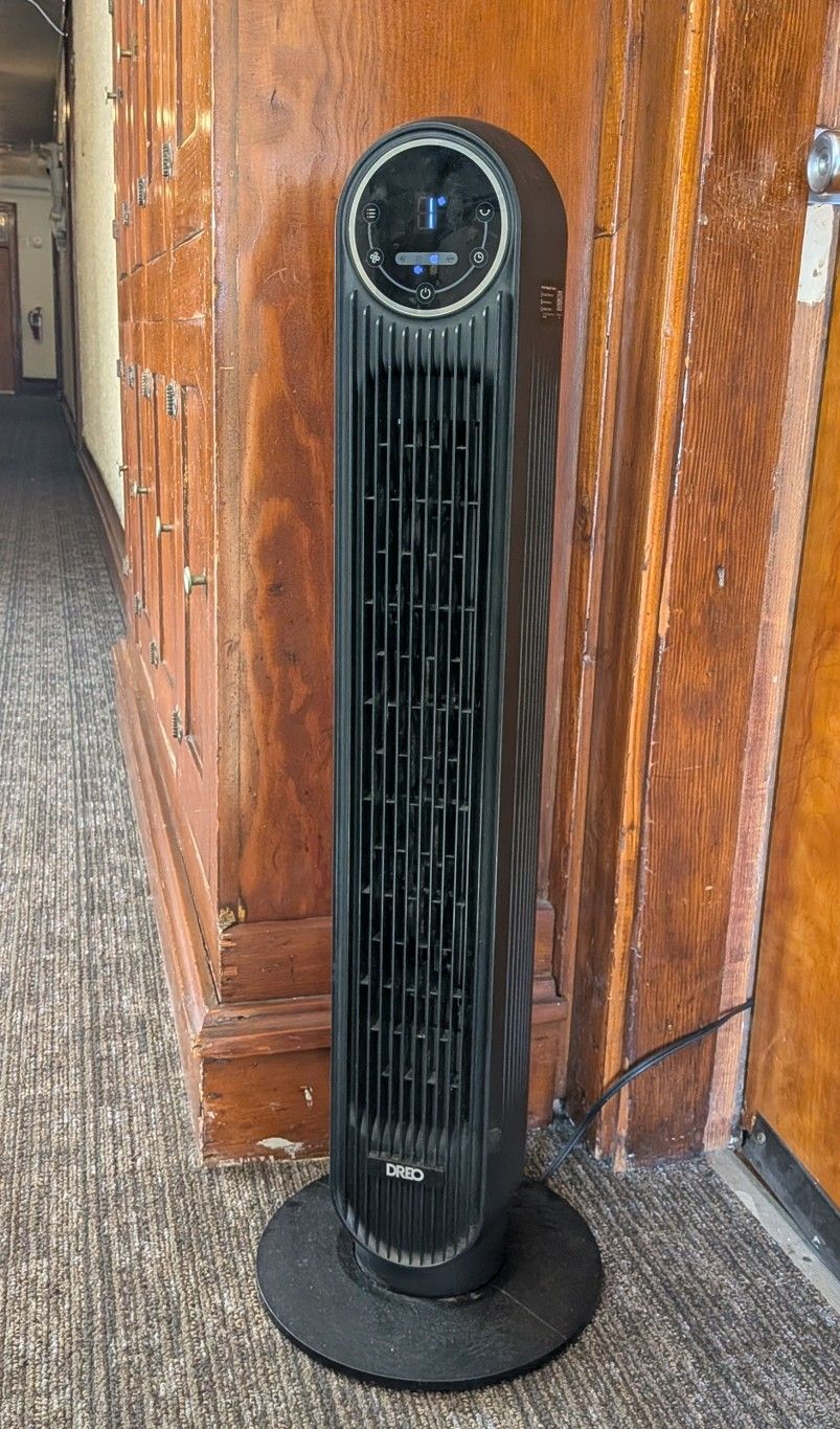Dreo 36" Oscillating 4-Speed Tower Fan - Black