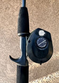 5’6” Berkley Phazer Medium Action Rod with an Abu Garcia Ambassadeur Mag 1 Plus Baitcasting Reel