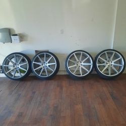 22' inch Zenetti Wheels w/Lexani Tires