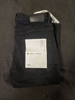 Purple jeans