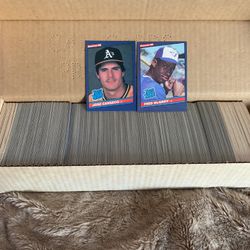 Complete 1986 Donruss Baseball Card Set Including Puzzle Cards 