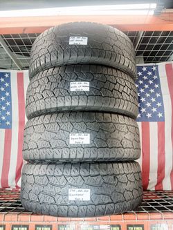 ⭐️ USED TIRES 275/55R20 HANKOOK DYNAPRO AT-M  Ride Comfort-Focused 275/55R20 On-Road All-Terrain