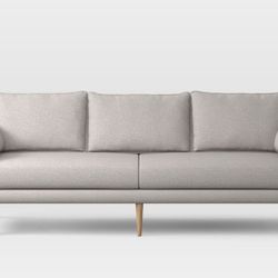 West Elm Grey Couch