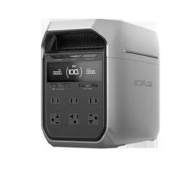 1024-Watt DELTA 3 Plus, 1800-Watt Output, LFP Power Station, Home Backup, Camping, Push-Button Start Battery Generator