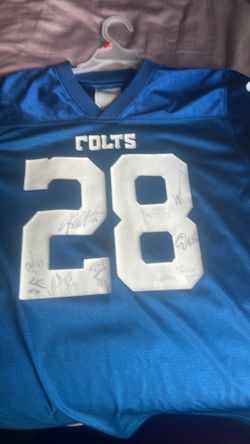 Signed  colts jersey