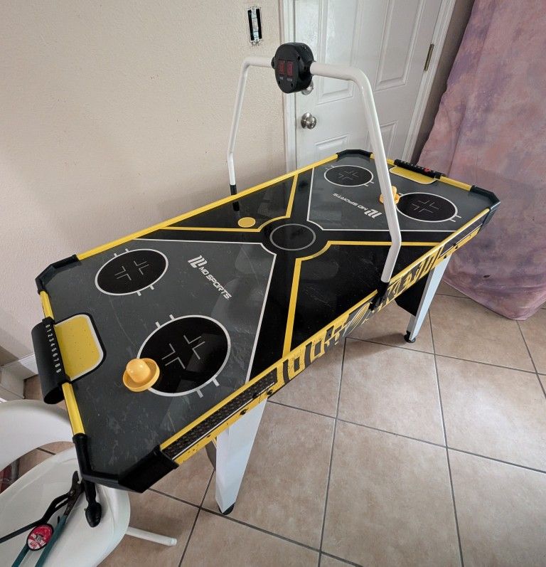 Air Hockey Table And TV Stand/Cubbies