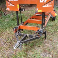 2022 Woodmizer Lx25 Portable Sawmill On Trailer