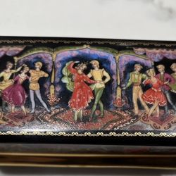 Russian nutcracker art box 1892 porcelain antique