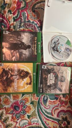 Xbox one with 4 games