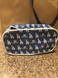 Dodgers makeup bag