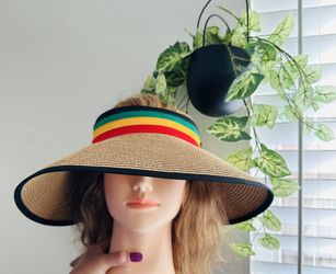 Sun Stripe Visor Hat 