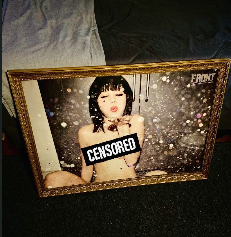 Framed Front Magazine Melissa Clarke Poster. 25x34