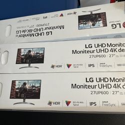 Brand New! LG 27” 4K Monitor UHD 27UP600